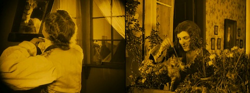 First shots of Hutter (Gustav von Wangenheim) and Ellen (Greta Schröder) Gustav von Wangenheim (Hutter) and Greta Schröder (Ellen)
