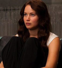 Jennifer Lawrence in THE HUNGER GAMES