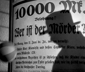 M (1931)—Directed by Fritz Lang