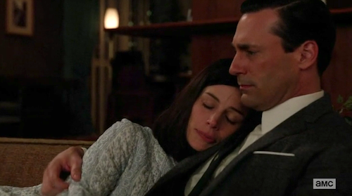 Don (Jon Hamm) and Meghan (Jessica Paré)