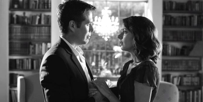 Alexis Denisof and Amy Acker in MUCH ADO ABOUT NOTHING