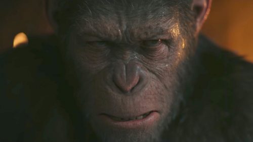 Caesar (Andy Serkis) in WAR FOR THE PLANET OF THE APES