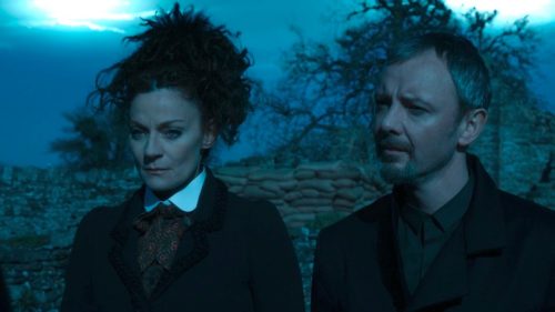 Michelle Gomez and John Simm in The Doctor Falls