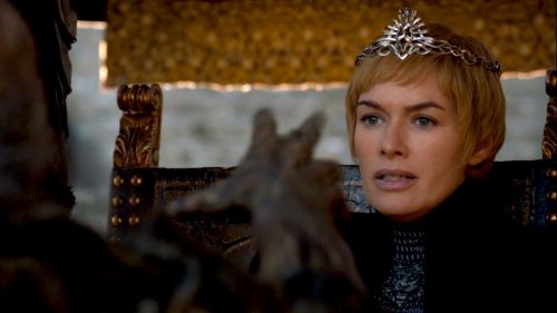 Cersei and the Wight in GAME OF THRONES 7X07 - THE DRAGON AND THE QUEEN