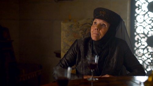 Olenna Tyrell (Diana Rigg) in GAME OF THRONES 7x03 - The Queen's Justice