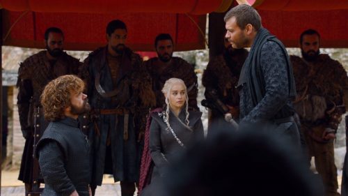 Tyrion and Euron in GOT 7x07 - The Dragon and the Wolf
