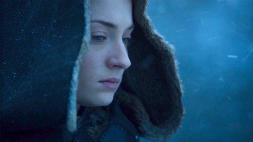 Sansa (Sophie Turner) in GOT 7x07 - The Dragon and the Wolf