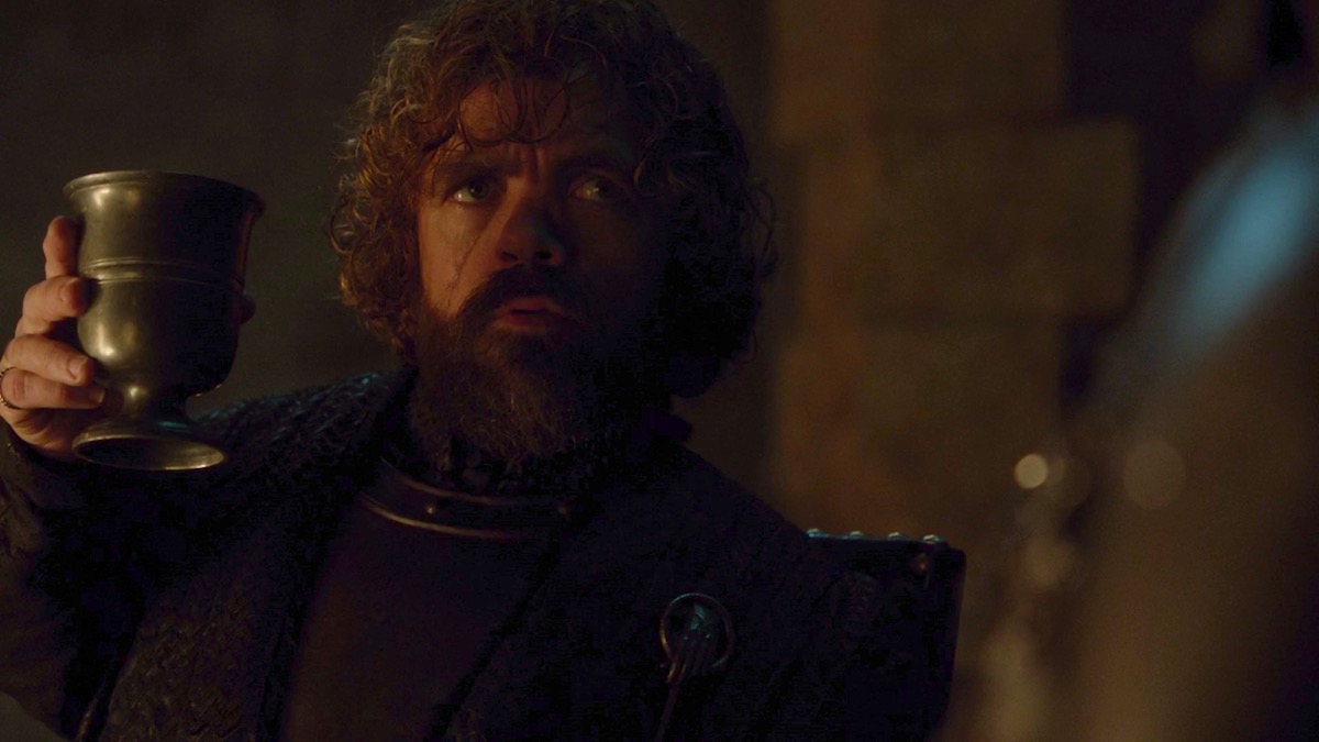 Tyrion in GoT 8x02 - A Knight of the Seven Kingdoms