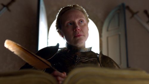 Brienne in GoT 8x06 - The Iron Throne