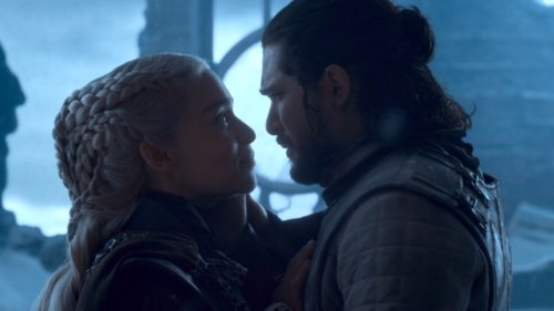 Daenerys and Jon in GoT 8x06 - The Iron Throne