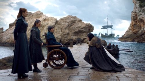 The Starks in GoT 8x06 - The Iron Throne