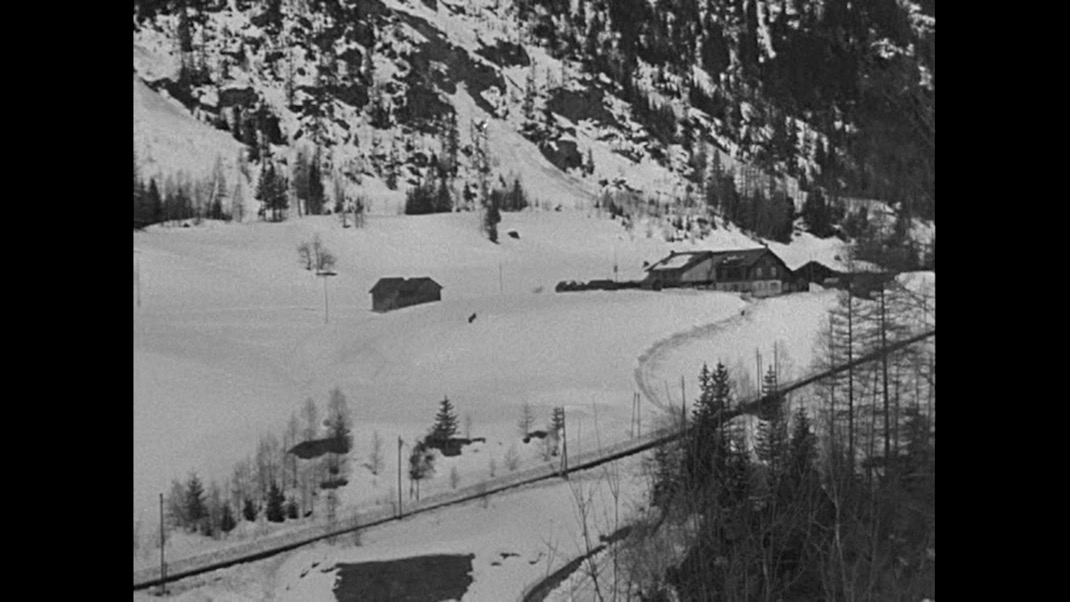 Maréchal and Rosenthal cross the border in GRAND ILLUSION