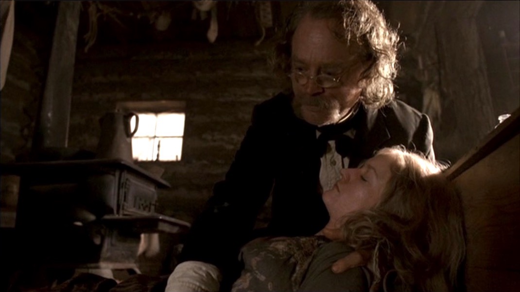 Doc and Trixie in DEADWOOD 1X08 - Suffer the Little Children