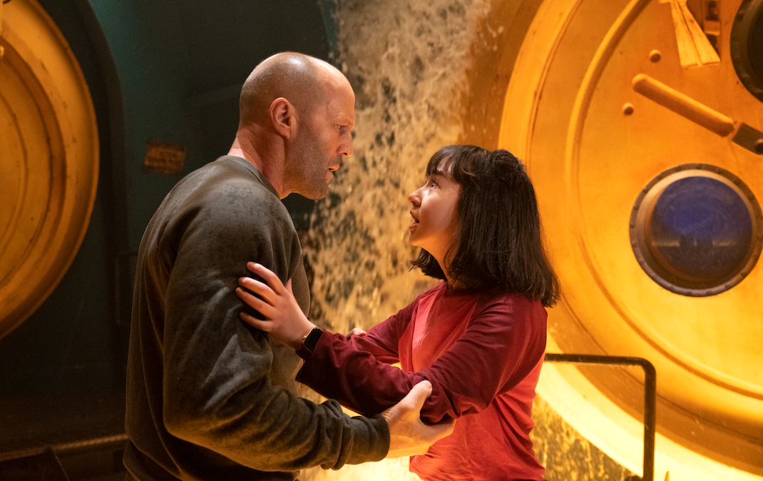 Jason Statham and Sophia Cai in MEG 2 - THE TRENCH